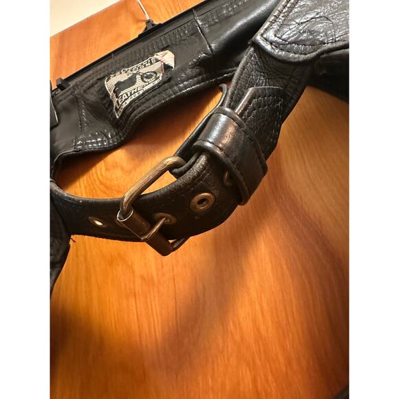 California creations leather chaps size small made in USA - Picture 7 of 15